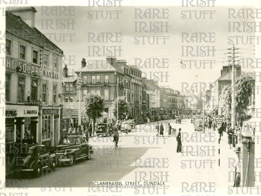 Clanbrassil Street, Dundalk, Co. Louth, Ireland 1950s