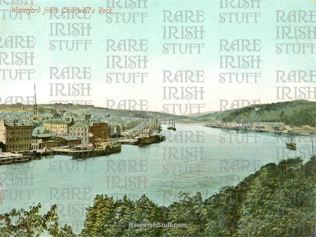 Waterford from Cromwell's Rock, Co. Waterford, Ireland 1913