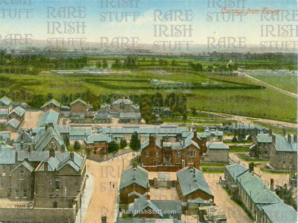 Curragh Camp from Tower, Curragh, Co. Kildare, Ireland 1900