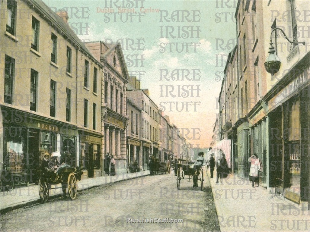 Dublin Street, Carlow Town, Co Carlow, Ireland 1895