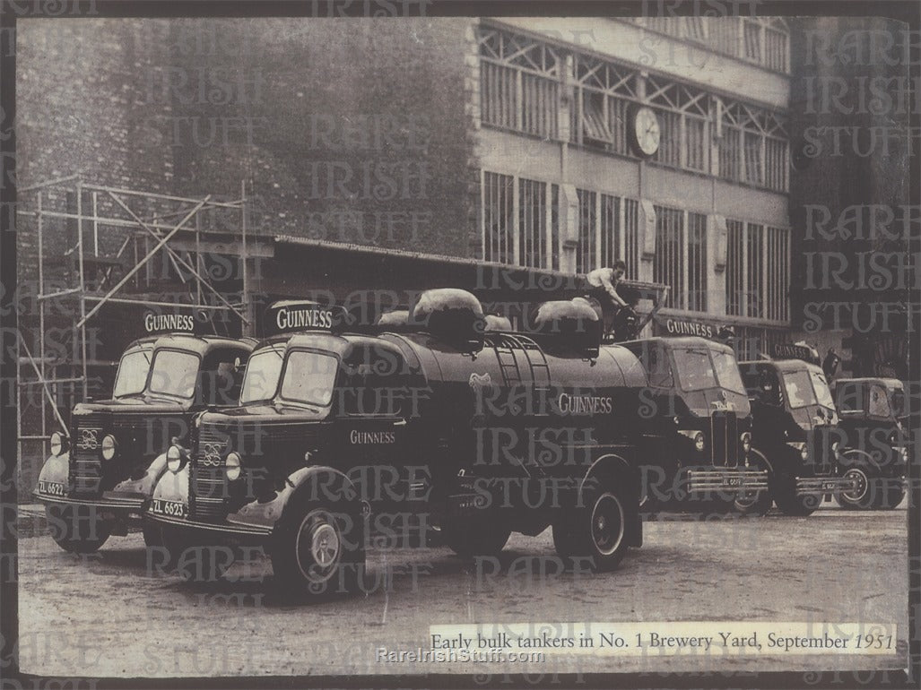 Guinness Bulk Tankers, Brewery Yard, James Gate, Dublin, 1951