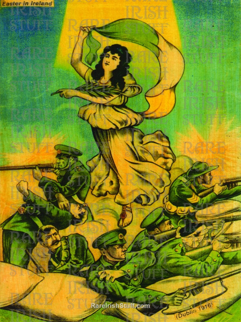 Irish Rebels & Angel during Easter Rising 1916