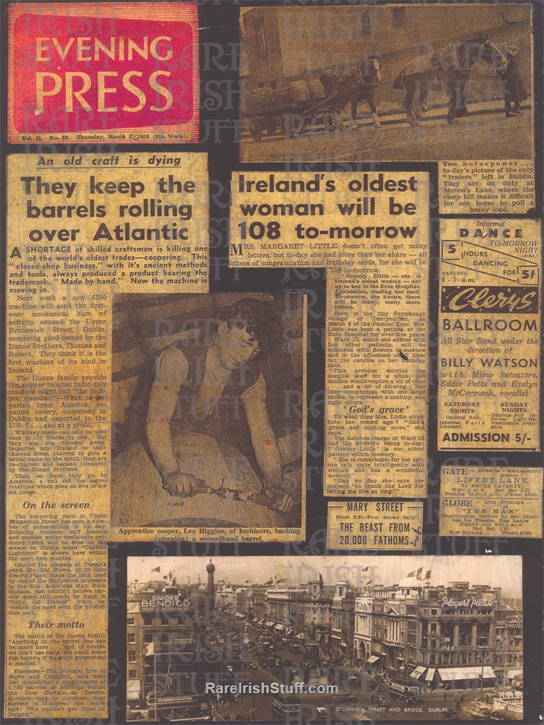 Evening Press 1955 - The End of Coopering ?