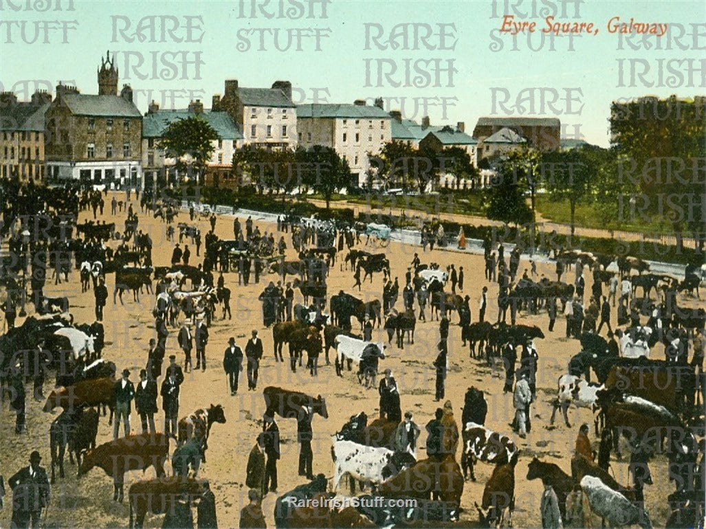 Eyre Square, Galway, Ireland, 1910