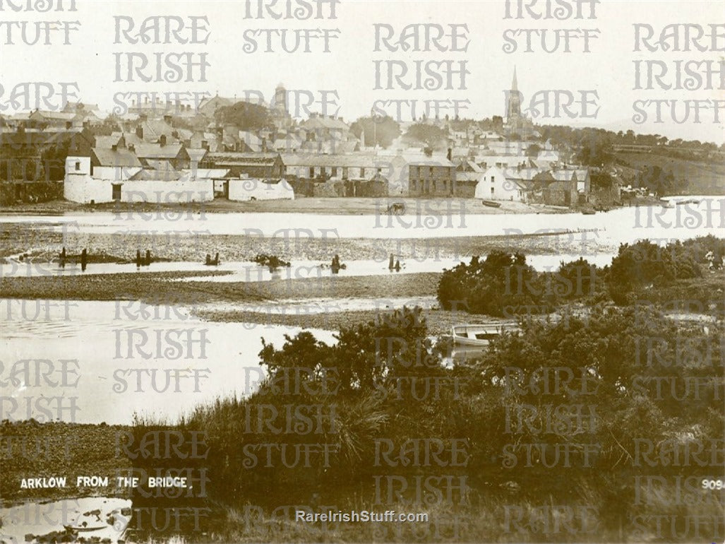 Arklow From The Bridge, Co. Wicklow, Ireland 1910