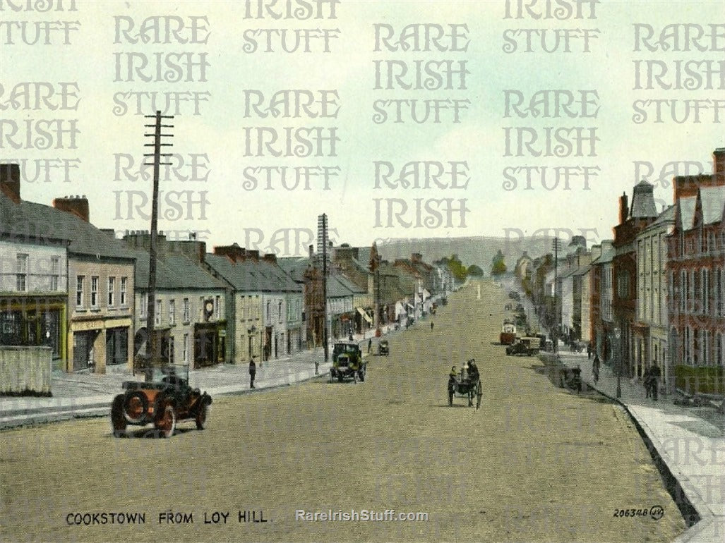 Cookstown From Loy Hill, Cookstown, Co. Tyrone, Ireland 1930s