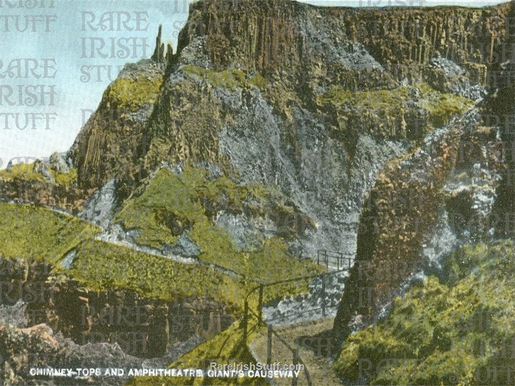 Chimney Tops & Amphitheatre, Giants Causeway, Co. Antrim, Ireland 1898