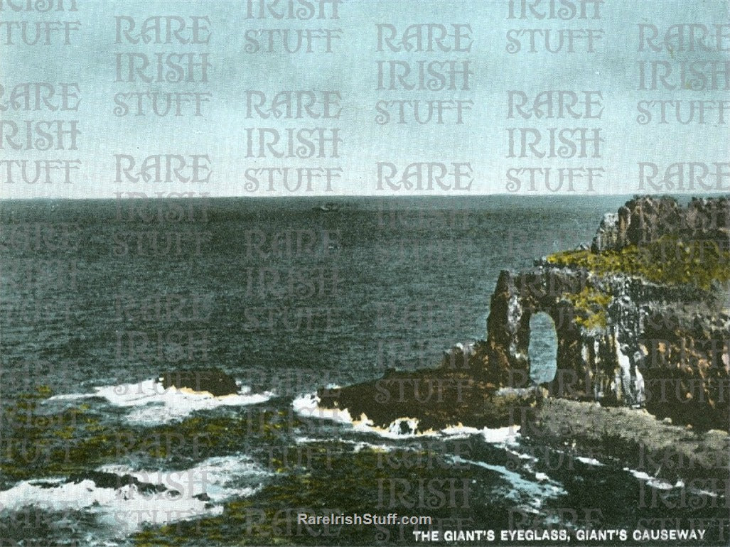 The Giants Eyeglass, Giants Causeway, Co. Antrim, Ireland 1904