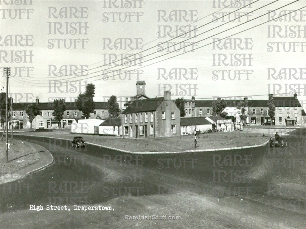 High Street, Draperstown, Derry, Ireland 1950's