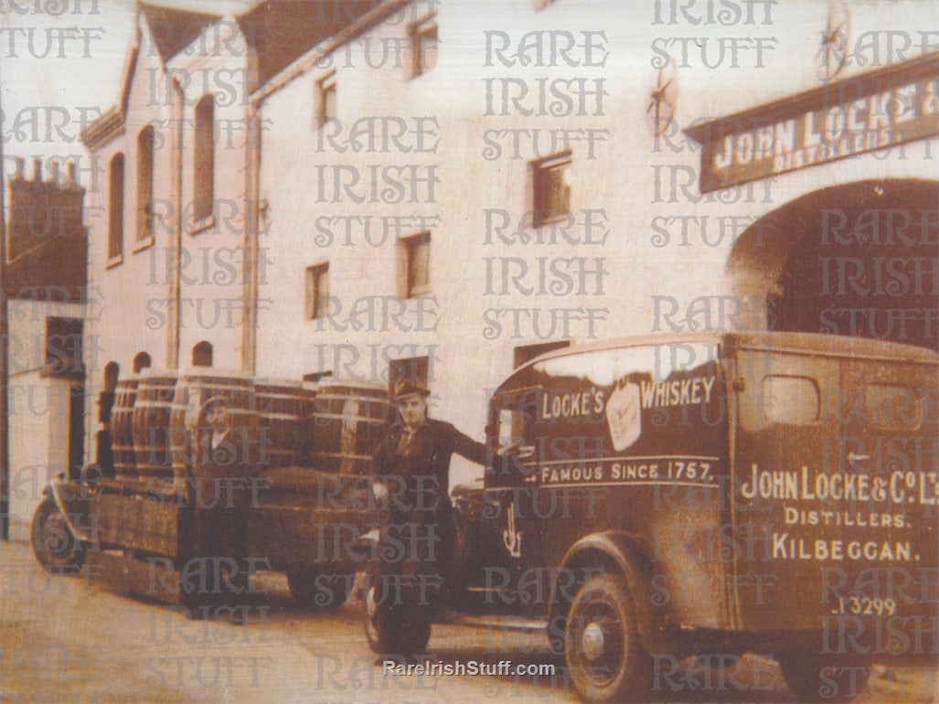 John Locke & Co. Whiskey Delivery Vans Kilbeggan Distillery, Co Westmeath 1950's