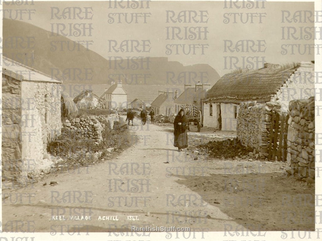 Keel Village, Achill Island, Co. Mayo, Ireland 1910