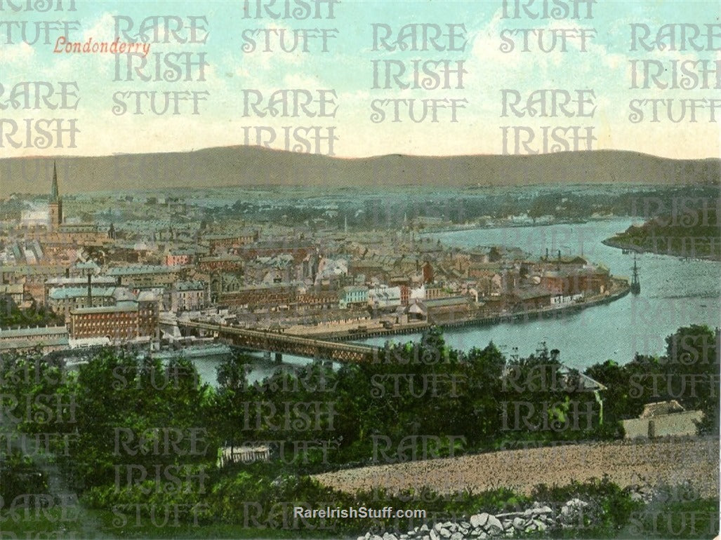 View of Derry, Ireland 1890