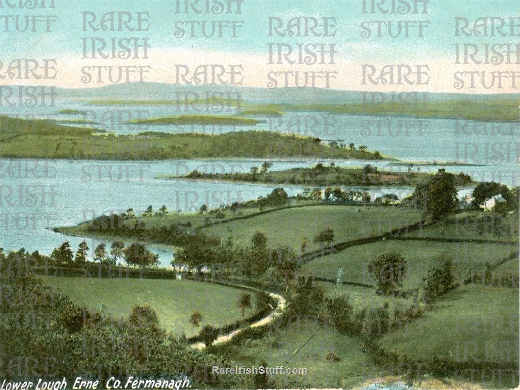 Lower Lough Erne, Enniskillen, Fermanagh, Ireland 1905