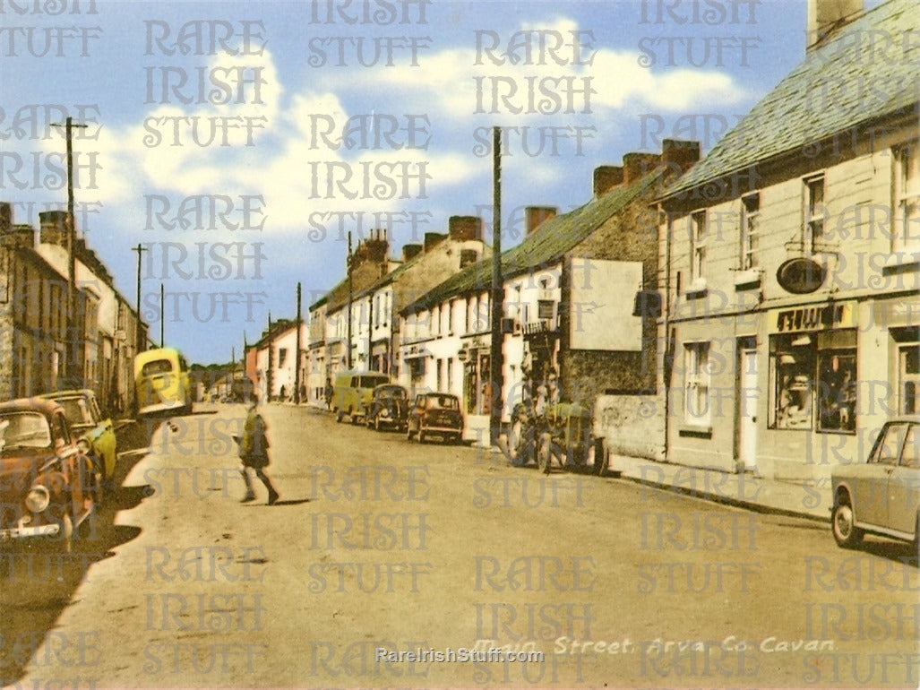Main Street, Arva, Co Cavan, Ireland 1950s