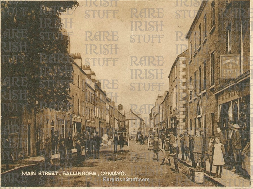 Main Street, Ballinrobe, Co. Mayo, Ireland 1900