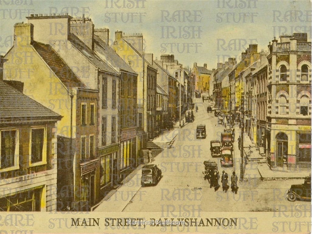 Main Street, Ballyshannon, Co. Donegal, Ireland 1940s