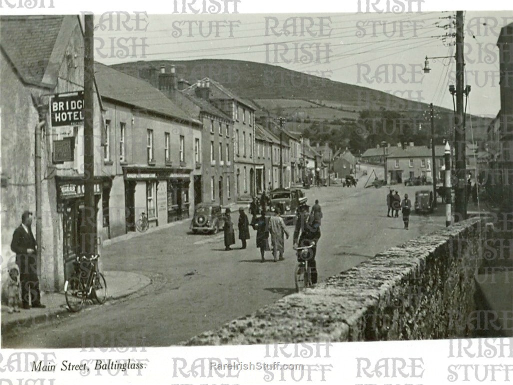 Main Street, Baltinglass, Co. Wicklow, Ireland 1950s