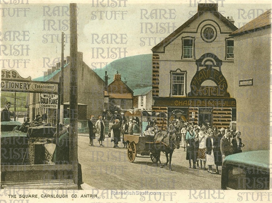 The Square, Carnlough, Co. Antrim, Ireland 1919