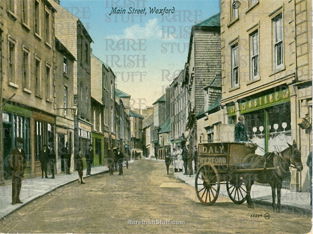 Main Street, Wexford Town, Ireland 1910