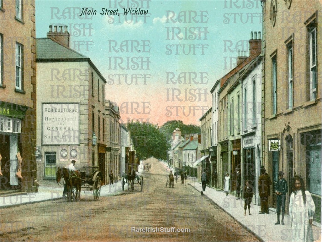 Main Street, Wicklow Town, Co. Wicklow, Ireland 1895