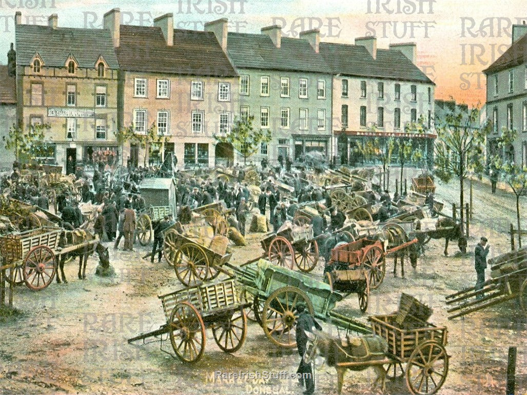 Market Day, Donegal Town, Co. Donegal, Ireland 1894
