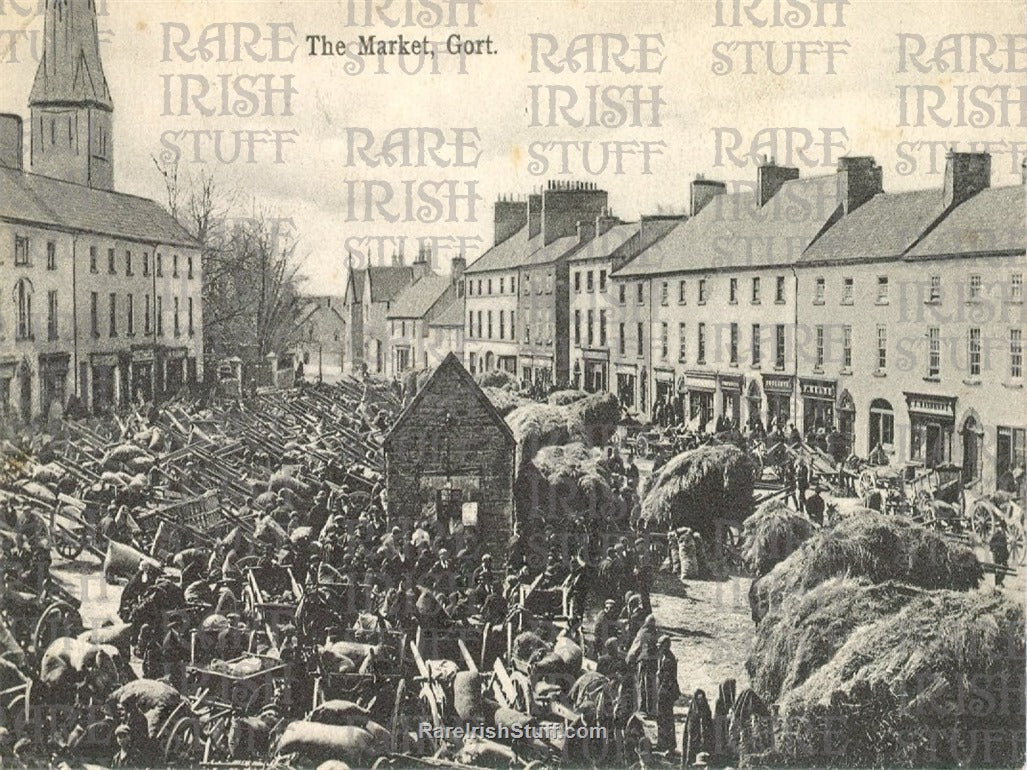 Market Day, Gort, Galway, Ireland 1900