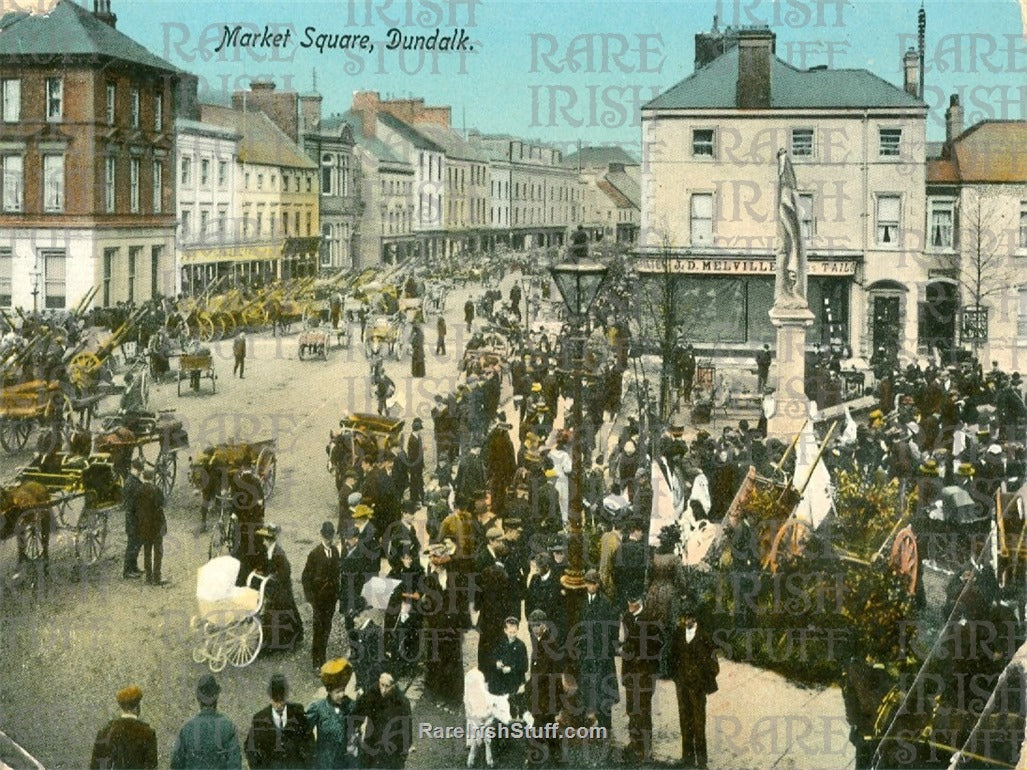 Market Square, Dundalk, Co. Louth, Ireland 1895