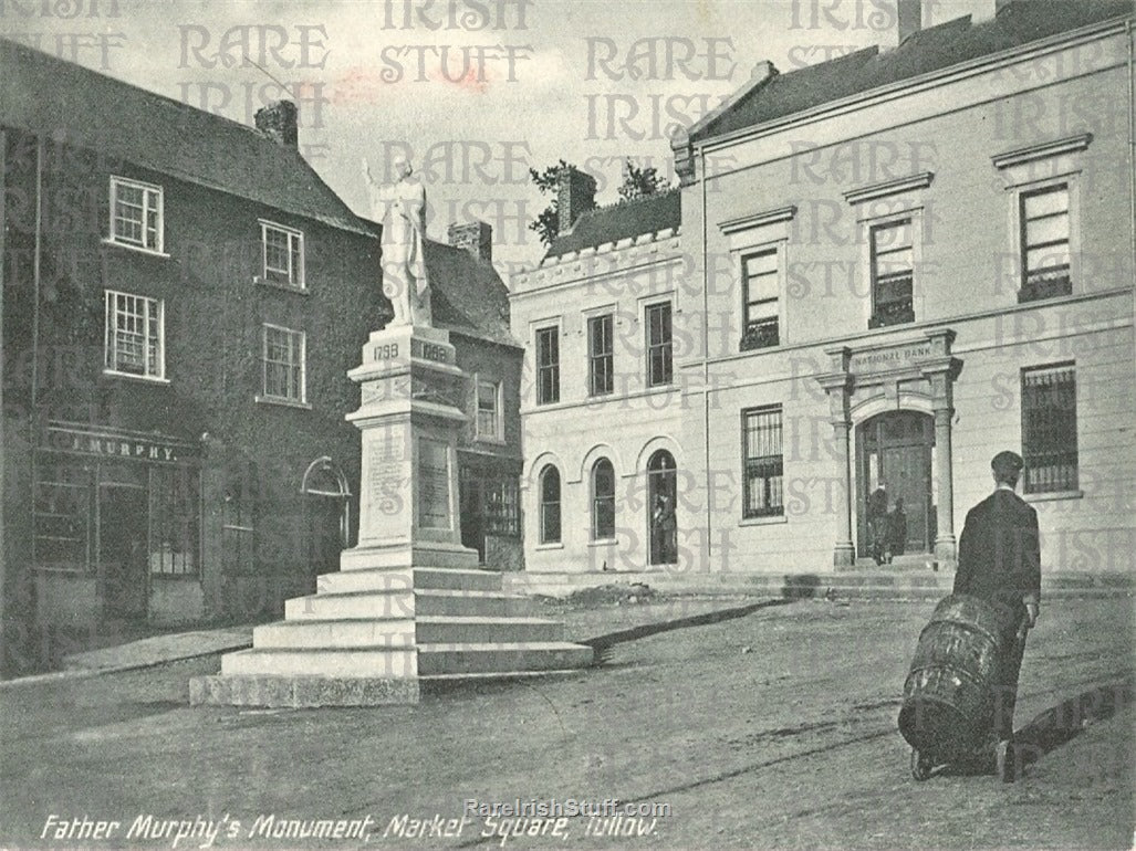 Market Square, Tullow, Co. Carlow, Ireland c.1900