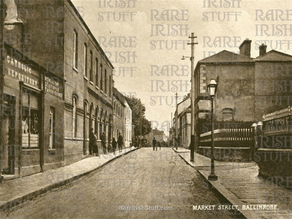 Market Street, Ballinrobe, Co. Mayo, Ireland 1900