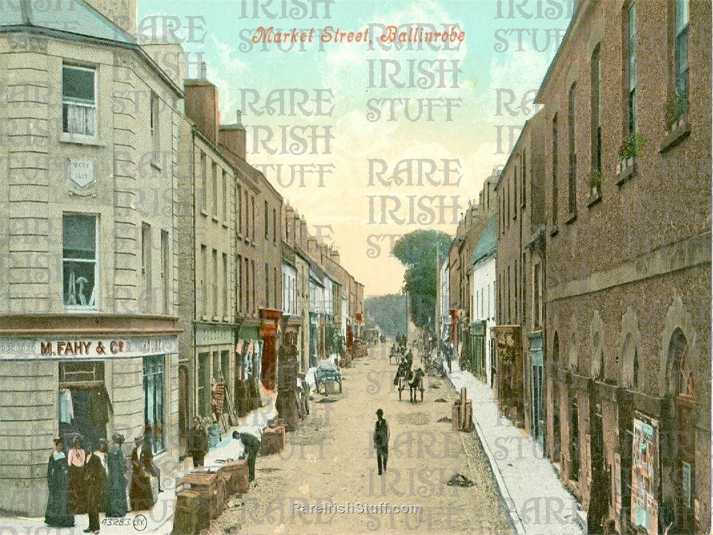 Market Street, Ballinrobe, Co. Mayo, Ireland 1900