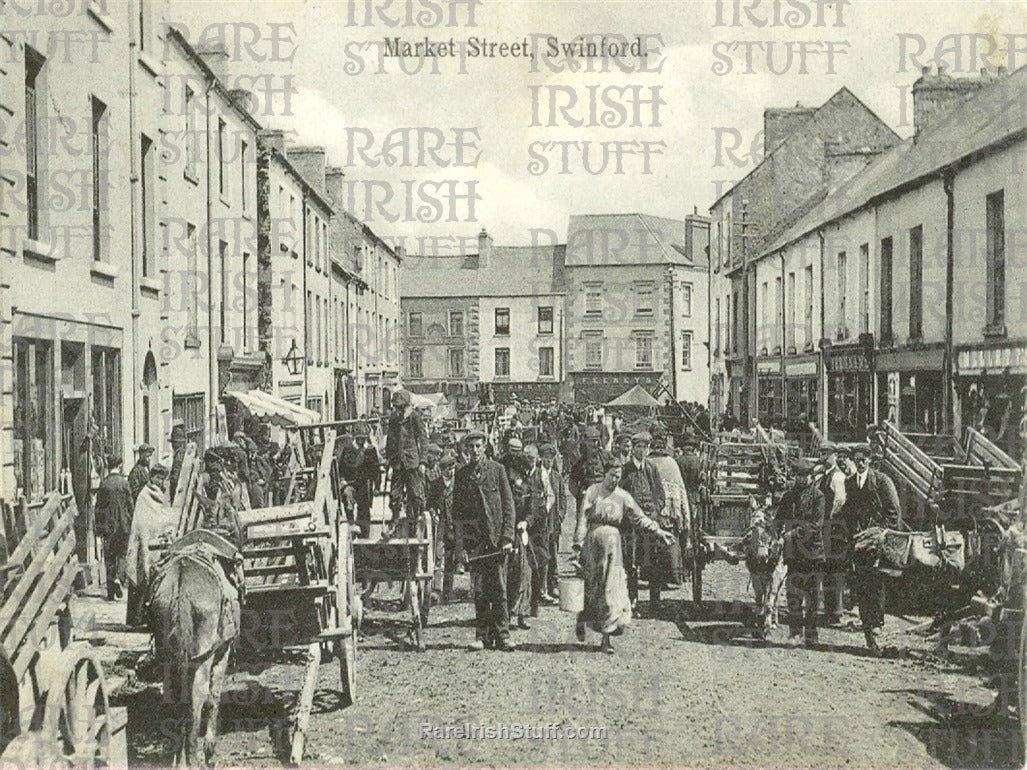 Market Street, Swinford, Co. Mayo, Ireland 1905