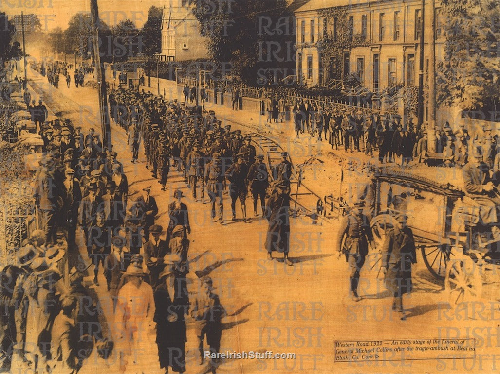 Michael Collins Funeral, Western Road, Cork, 1922