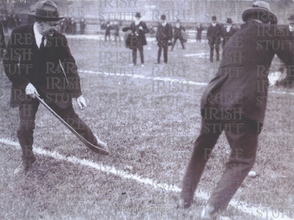 Michael Collins & Harry Boland play Hurling, Croke Park, Dublin, 1921