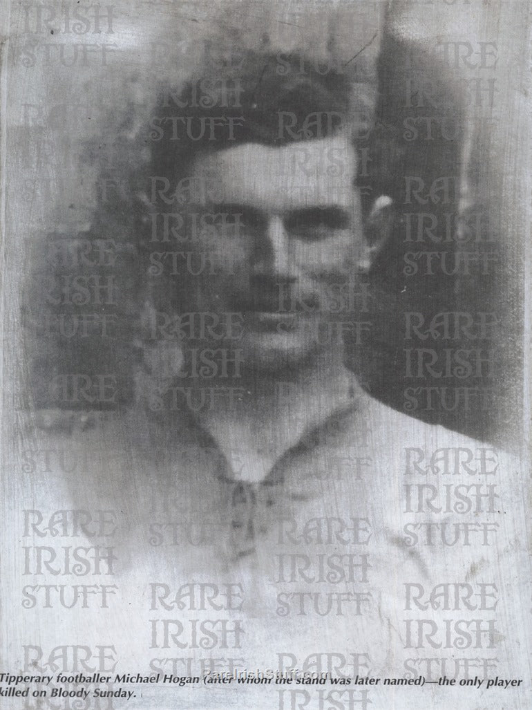 Michael Hogan Tipperary GAA Footballer Remembrance Portrait, Bloody Sunday, 1920