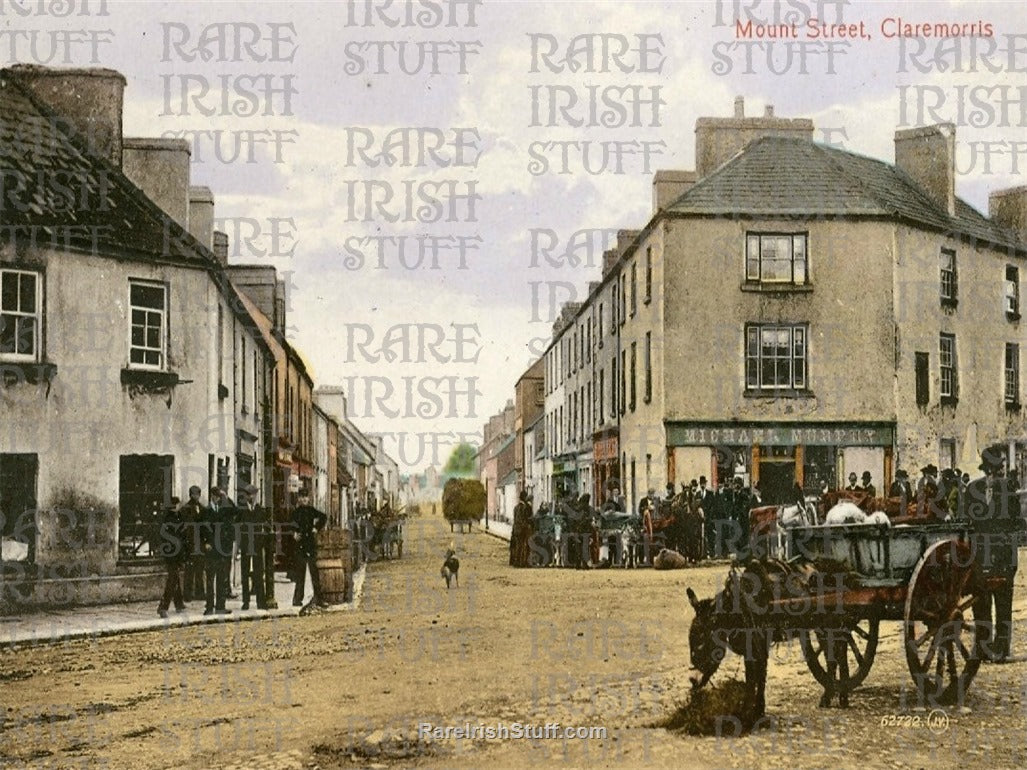 Mount Street, Claremorris, Co. Mayo, Ireland 1895