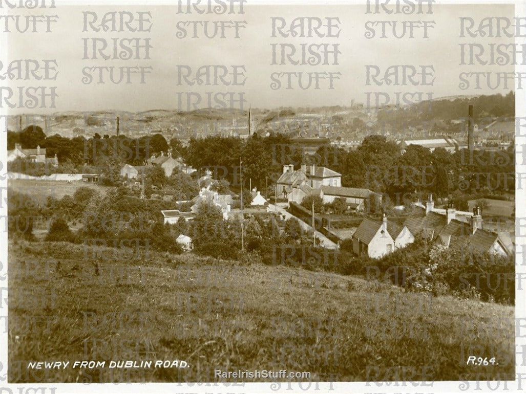 Newry from Dublin Road, Co. Down, Ireland 1940s