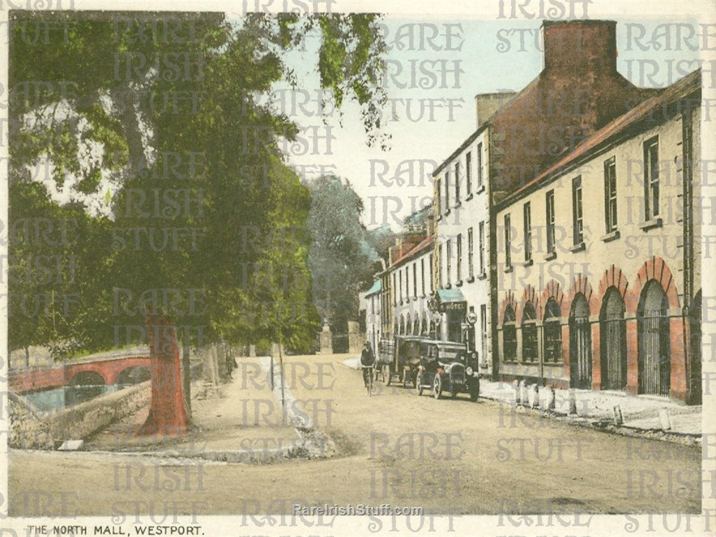 The North Mall, Westport, Co. Mayo, Ireland 1930s