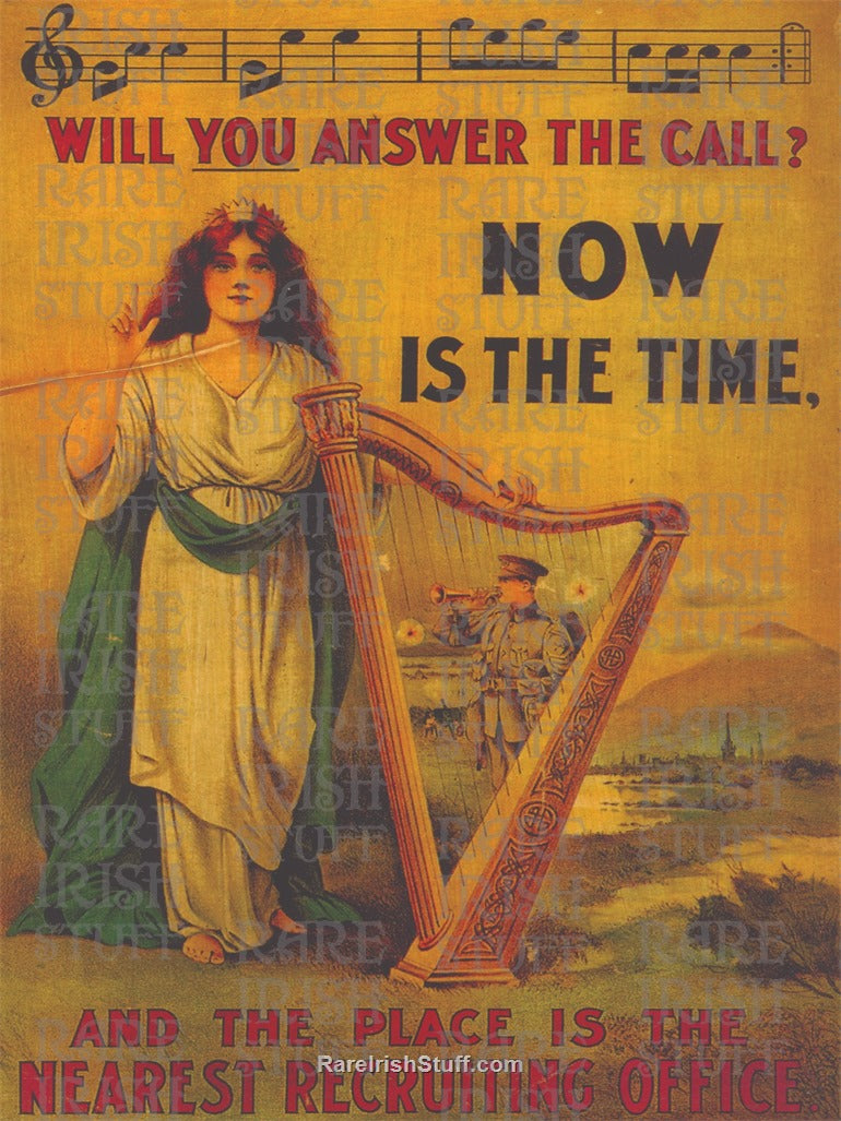 World War One Recruitment Poster - Will You Answer The Call, 1915