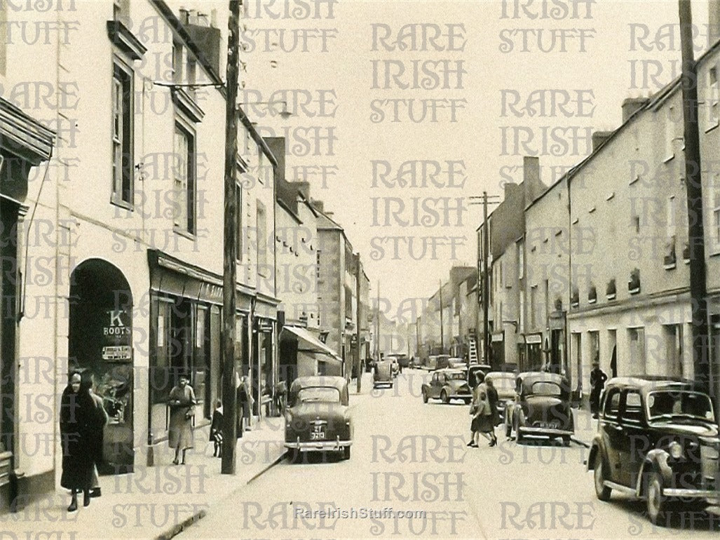 O'Connell St, Birr, Co. Offaly, Ireland 1950's