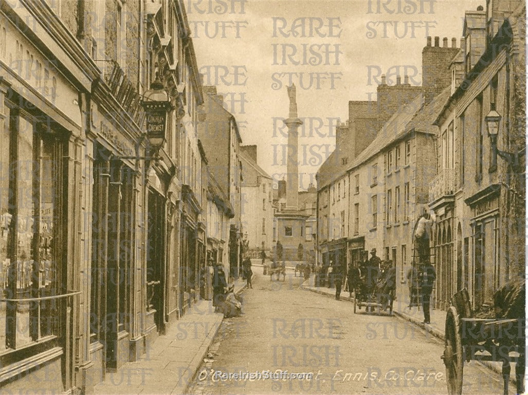 O'Connell Street, Ennis, Co. Clare, Ireland 1895