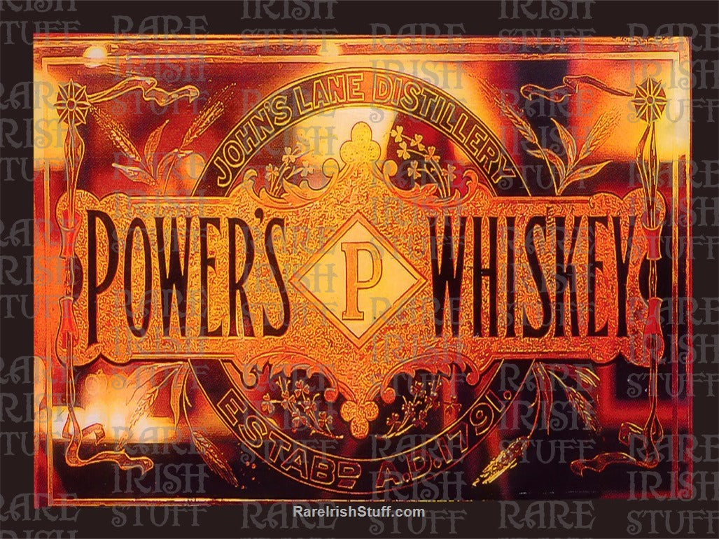 Powers Whiskey Mirror print