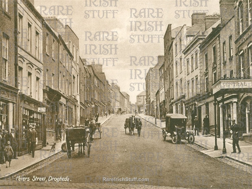 Peters Street, Drogheda, Co. Louth, Ireland 1910