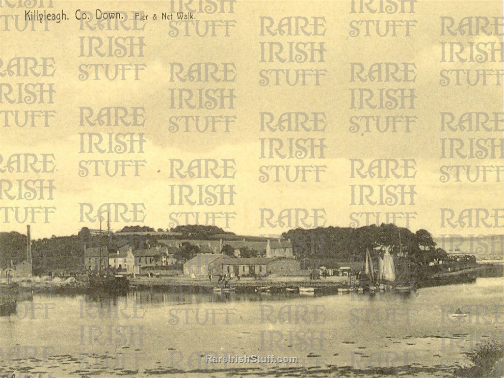 Pier & Net Walk, Killyleagh, Co. Down, Ireland 1906