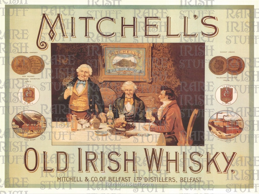Mitchell's & Co. Distillers Old Irish Whiskey Belfast