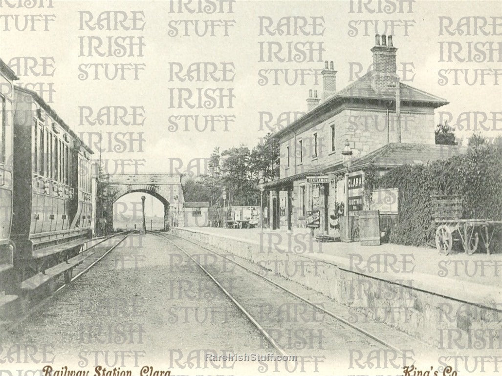 Railway Station, Clara, Co Offaly, Ireland 1900