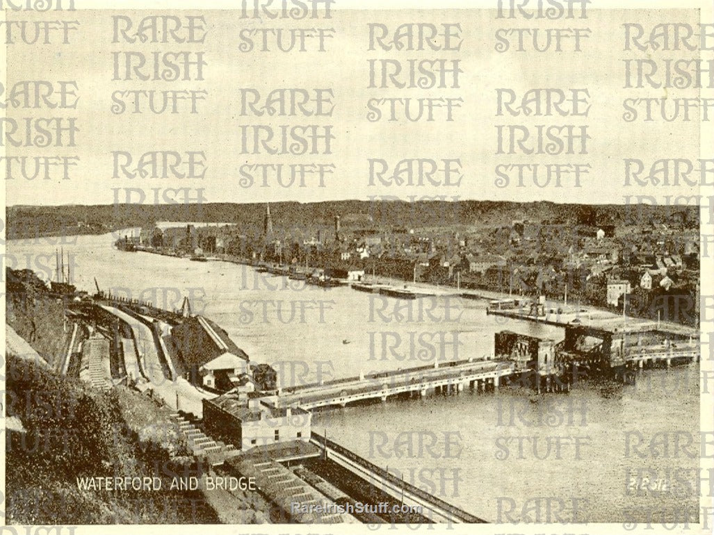 Waterford & Bridge, Waterford City, Co. Waterford, Ireland 1930s