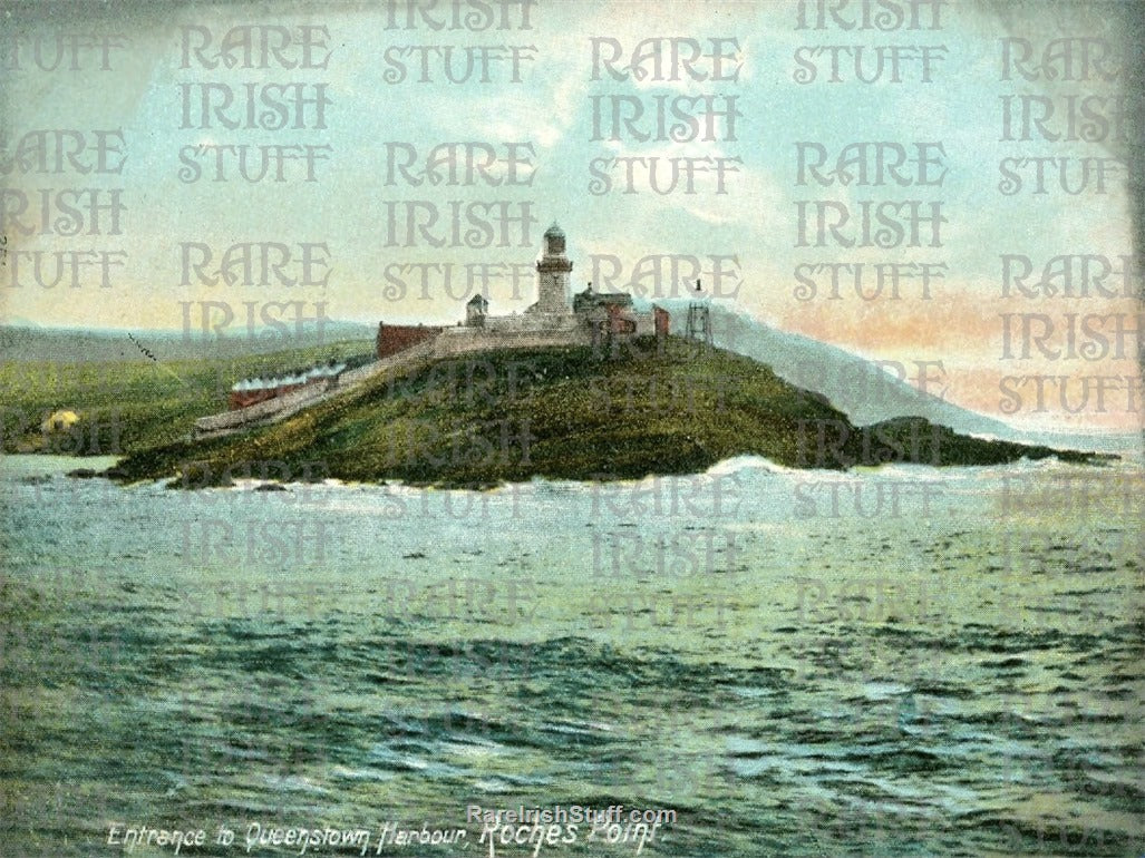 Roches Point, Entrance to Queenstown Harbour (Cobh), Co. Cork, Ireland 1895