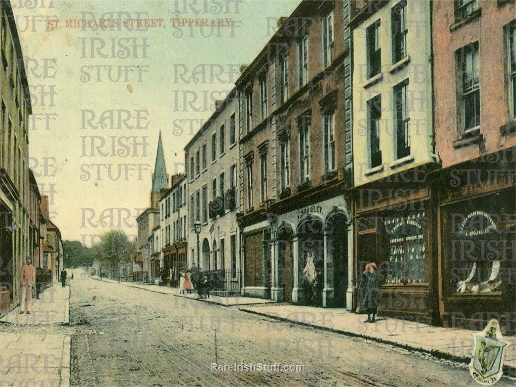 St Michael's Street, Tipperary Town, Co. Tipperary, Ireland 1895