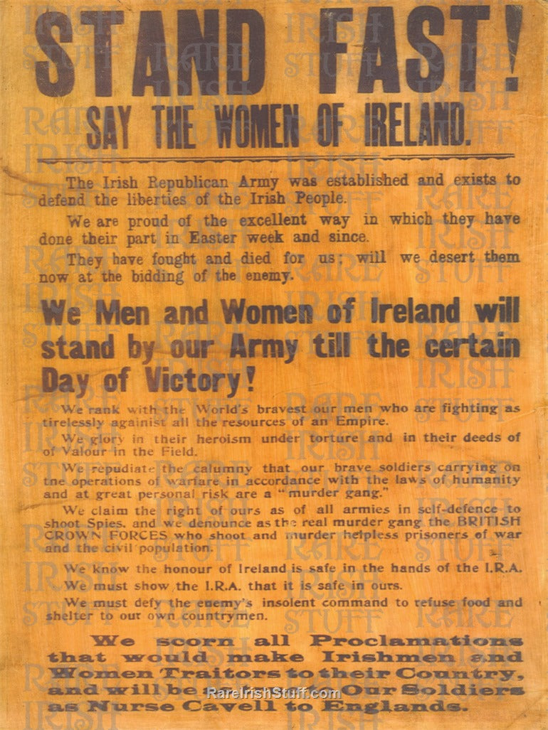 Cumann na mBan Public Notice