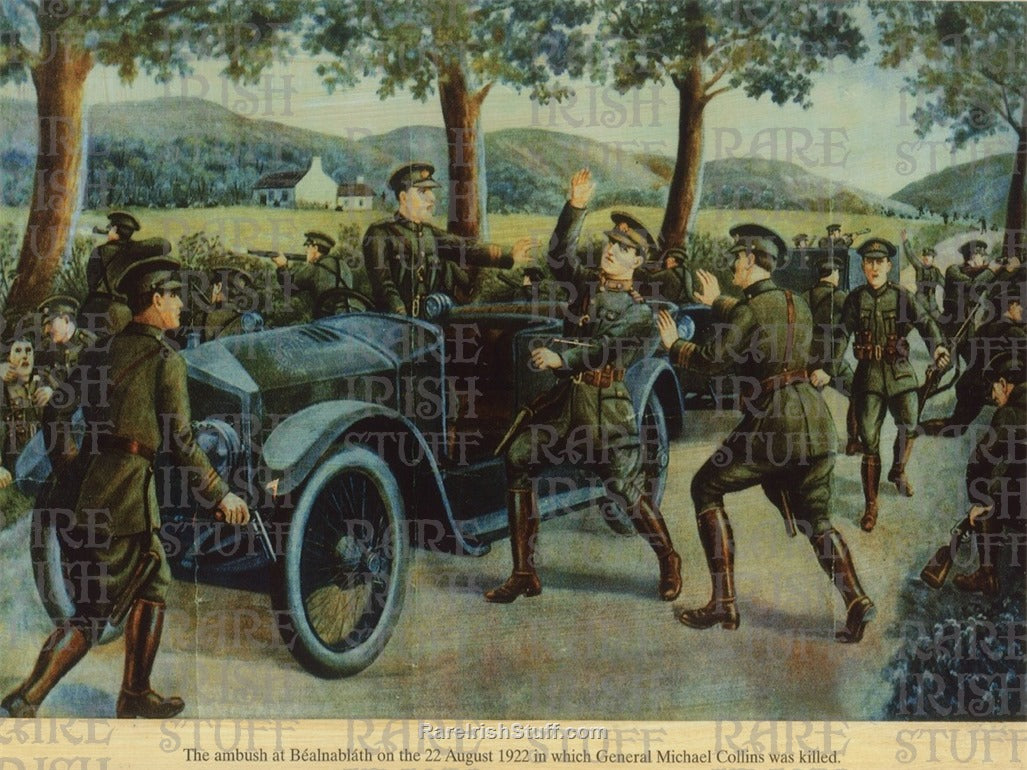 Michael Collins 'Béal na Bláth' ambush scene, 1922